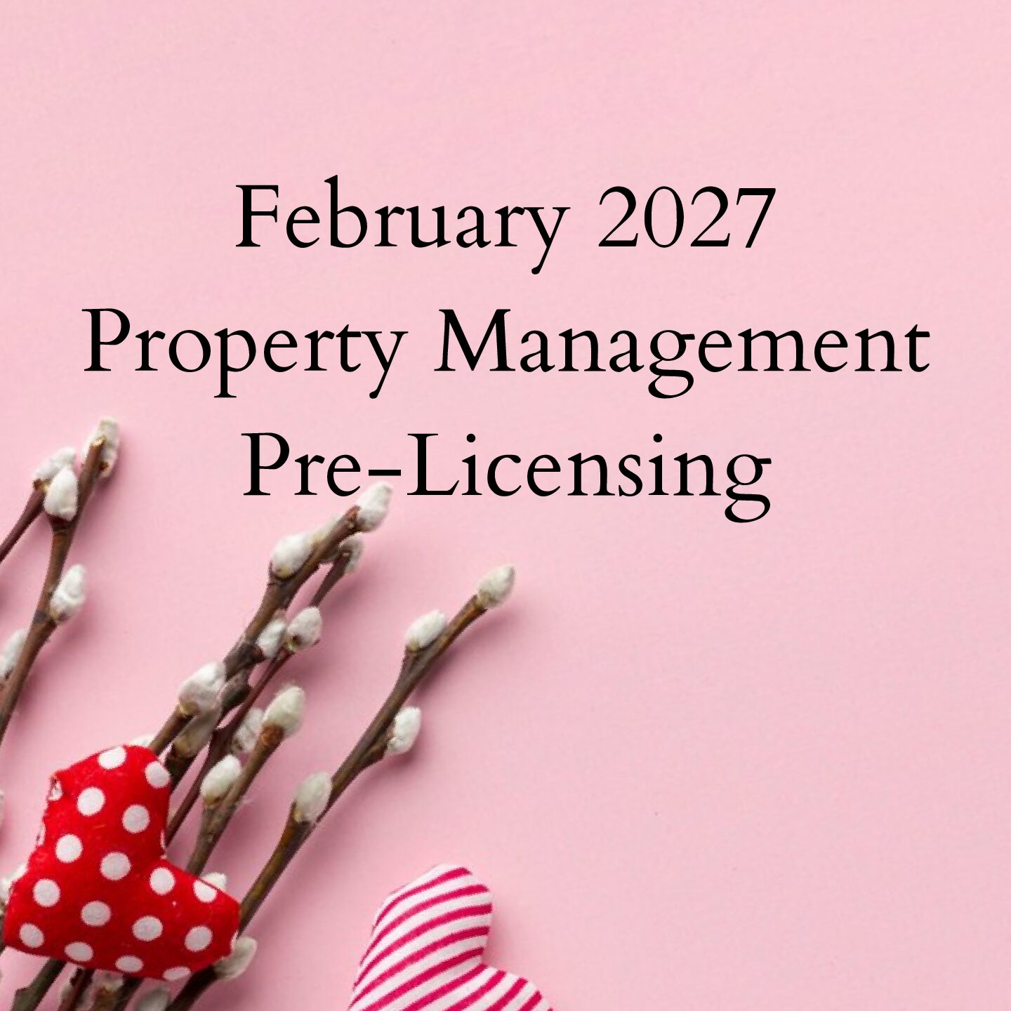 February Pre-Licensing 2027