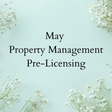 May Pre-Licensing 2025