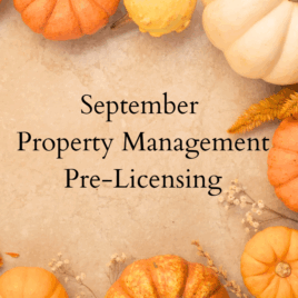 September Pre-Licensing 2026
